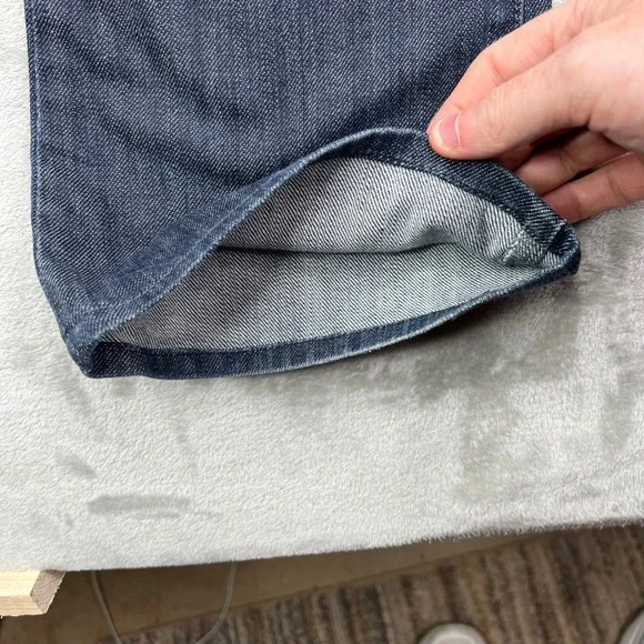 Joe's Provocateur Jeans Womens 27 Blue Dark Wash Relaxed Stretch Rainbow Bootcut - Picture 4 of 15